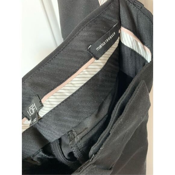Loft black dress pants size 2 Marisa trouser - Picture 5 of 5